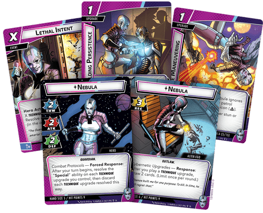 Marvel Champions: The Card Game – Nebula Hero Pack - Gaming Library