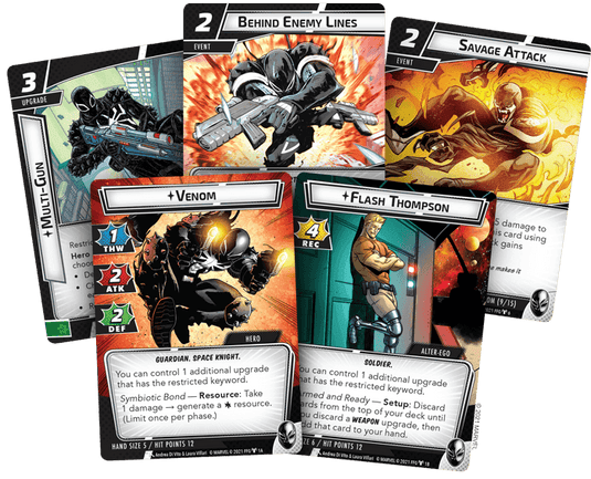 Marvel Champions: The Card Game – Venom Hero Pack - Gaming Library